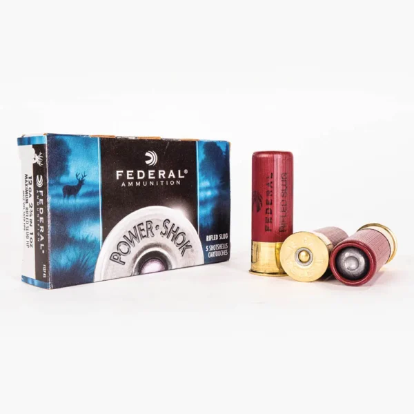 12 Ga – 2-3/4″ 1 oz Rifled Slug – Federal (F127 RS) – 250 Rounds - Image 2