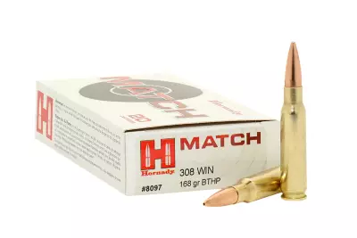 308 Win – 168 gr BTHP – Federal Gold Medal Sierra Match King (GM308M) – 200 Rounds