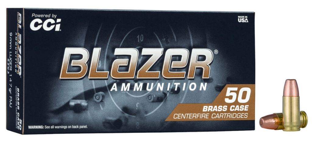 9mm – 147 gr FMJ – Blazer Brass