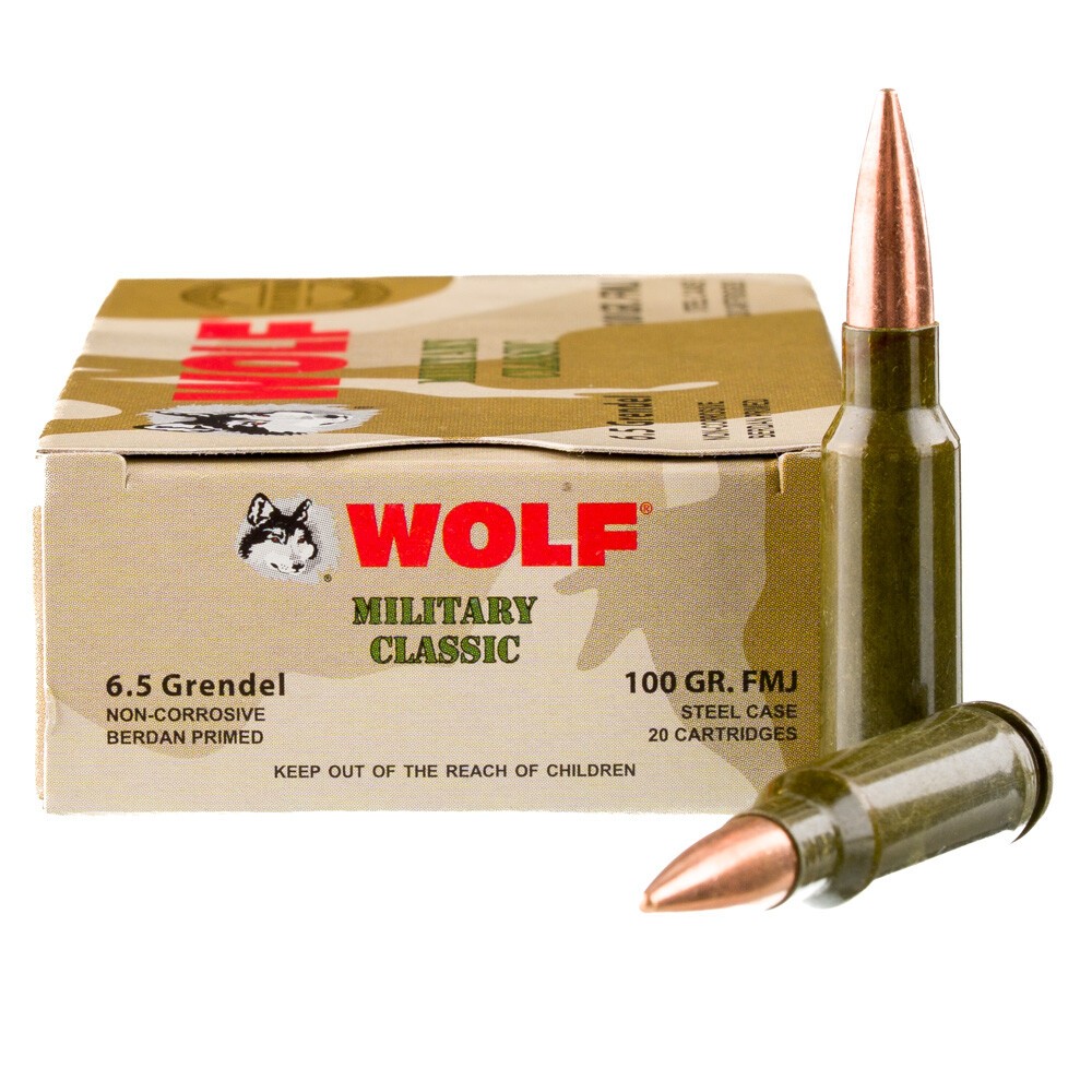 6.5 Grendel – 100 gr FMJ