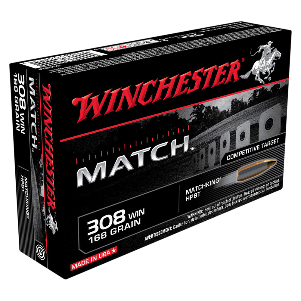 308 Win – 168 gr BTHP – Federal Gold Medal Sierra Match King (GM308M) – 200 Rounds