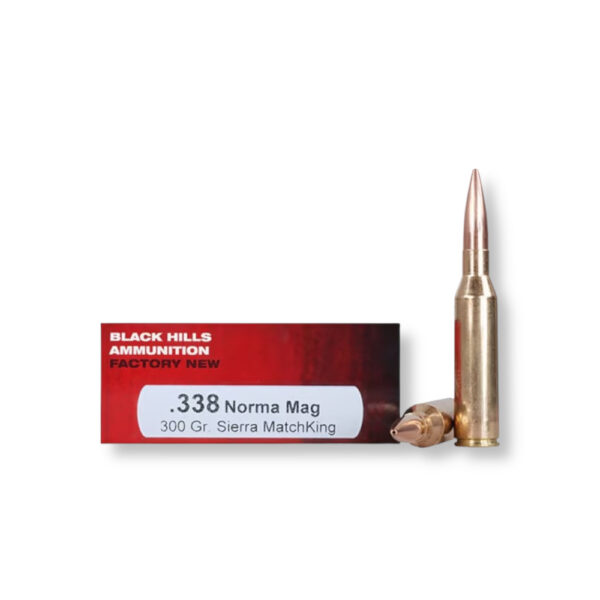 338 Norma Mag – 300 gr MatchKing – Black Hills