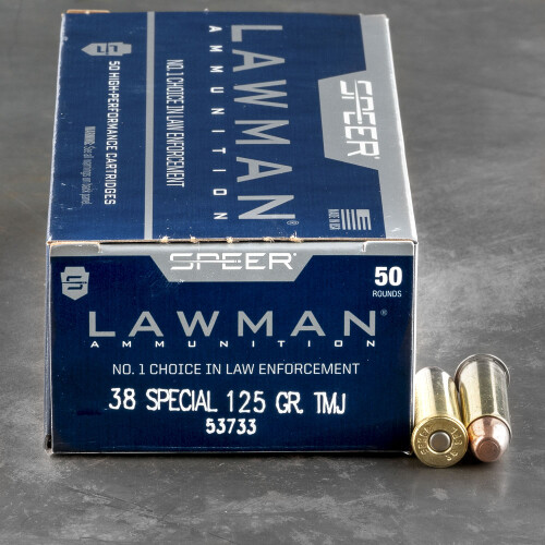 38 Special – 125 gr TMJ-FN – Speer Lawman (53733) – 1000 Rounds
