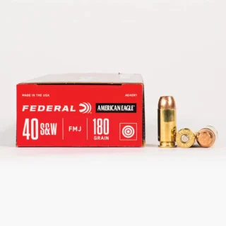 40 SW – 180 Grain FMJ – Federal (AE40R1) – 1000 Rounds