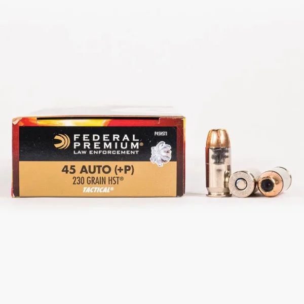 45 ACP – 230 gr JHP +P – Federal HST LE