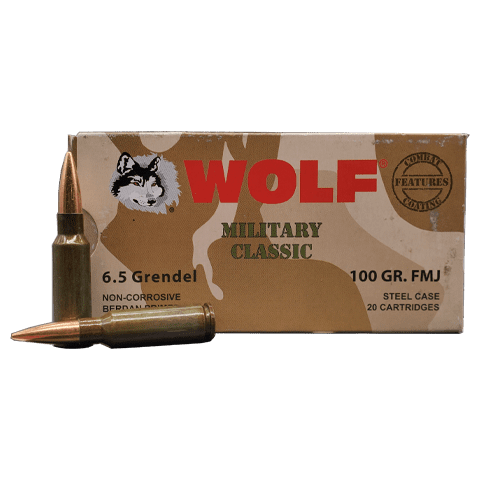 6.5 Grendel – 100 gr FMJ