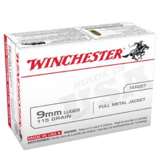 9mm – 115 gr FMJ – Winchester USA (USA9MMVP) – 1000 Rounds