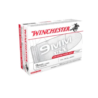 9mm 115gr FMJ – Winchester USA (USA9W) – 1000 Rounds