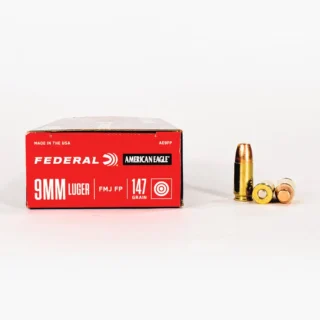 9mm – 147 gr FMJ – Federal American Eagle (AE9FP) – 1000 Rounds