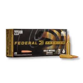 223 Rem – 73 gr Berger BTHP – Federal Gold Medal (GM223BH73) – 200 Rounds