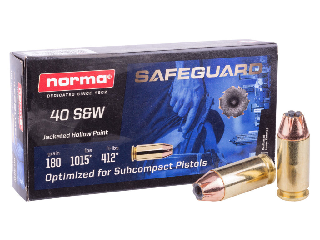 40 SW – 180 gr JHP