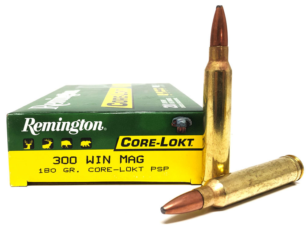 300 Win Mag – 180 gr PSP – Remington Core-Lokt