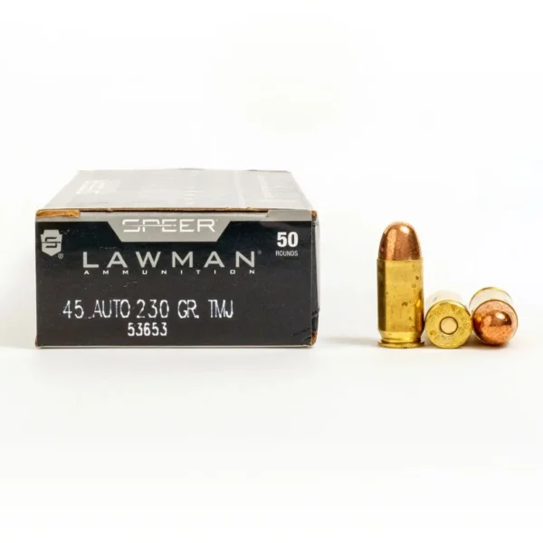 45 ACP – 230 gr TMJ – CCI Speer Lawman (53653) – 1000 Rounds