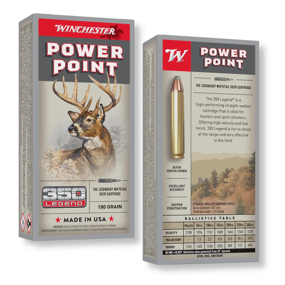 350 Legend – 180 gr PP – Winchester (X3501) – 200 Rounds