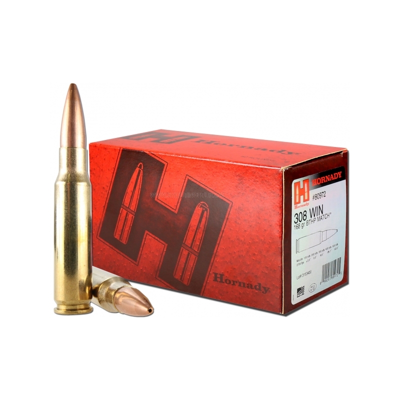 308 Win – 168 gr BTHP – Federal Gold Medal Sierra Match King (GM308M) – 200 Rounds