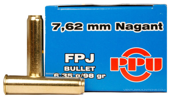 50 Rounds of 7 62x38mm Nagant Ammo by prvi partizan 98gr fmjfn