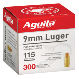 Aguila ammo 9mm Luger 124 Grain Full Metal Jacket