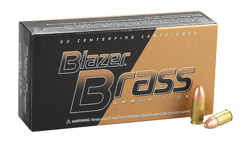 Blazer Brass Ammo 9mm Luger 115