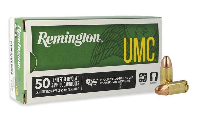 Remington UMC 9mm Luger 115 Grain