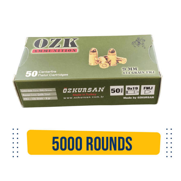 9mm bulk ammo 5000 rounds