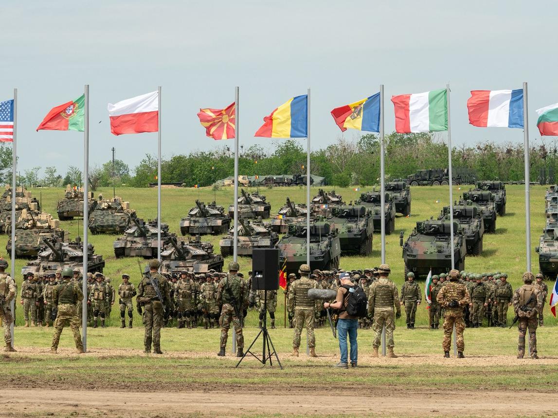Combined militaries of all NATO members Include approximately 3.5 million